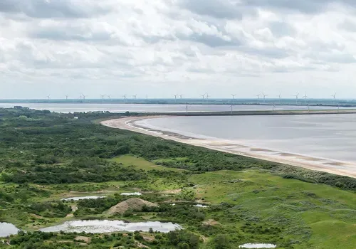 dronefoto Oostvoorne