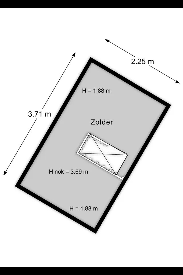 Plattegrond 2 van Sportlaan 3b