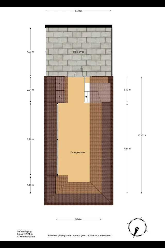 Plattegrond 2 van Calandstraat 20E