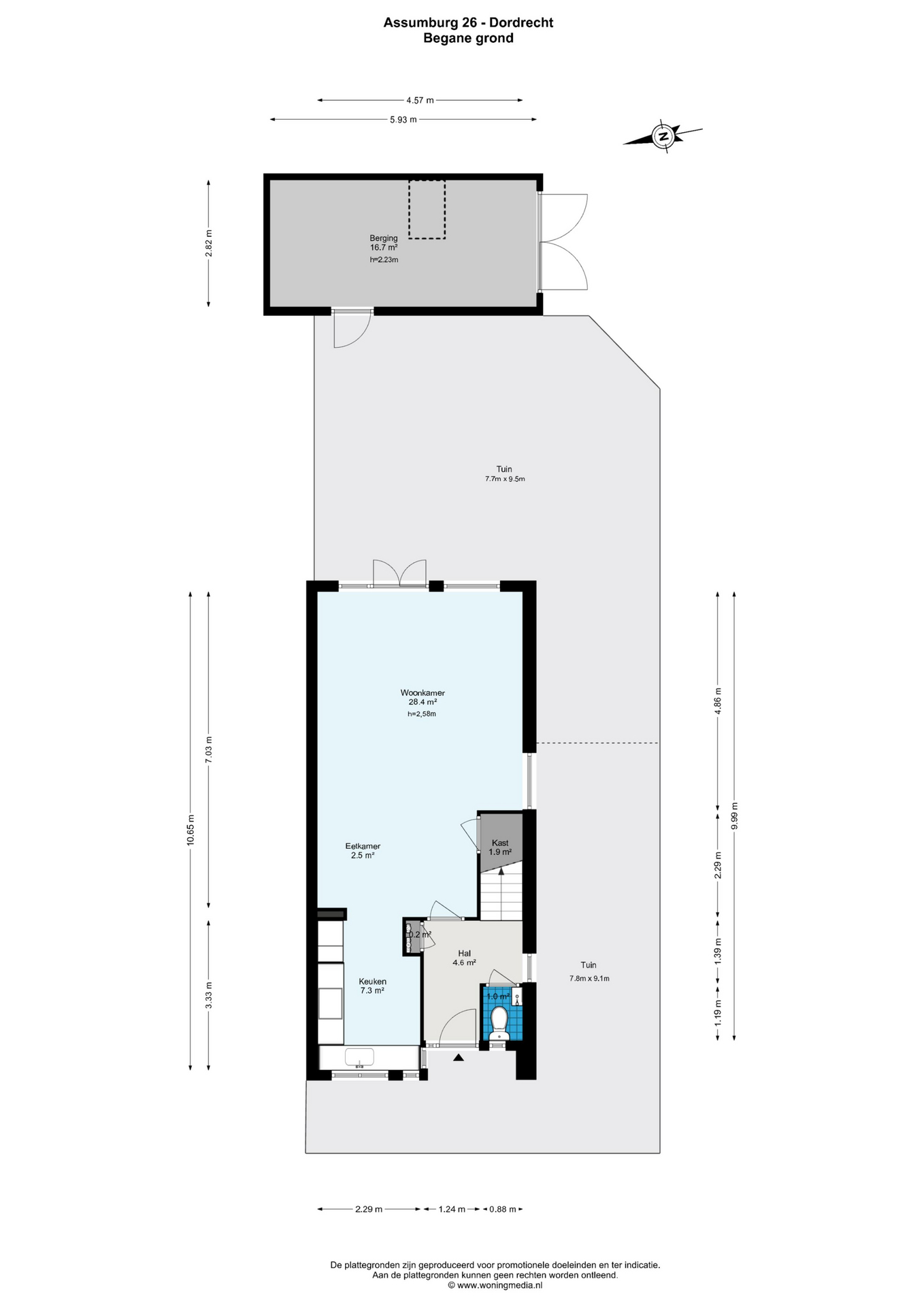 Plattegrond 1 van Assumburg 26