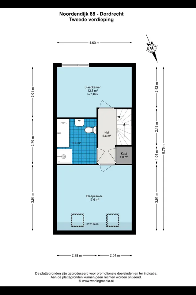 Plattegrond 4 van Noordendijk 88