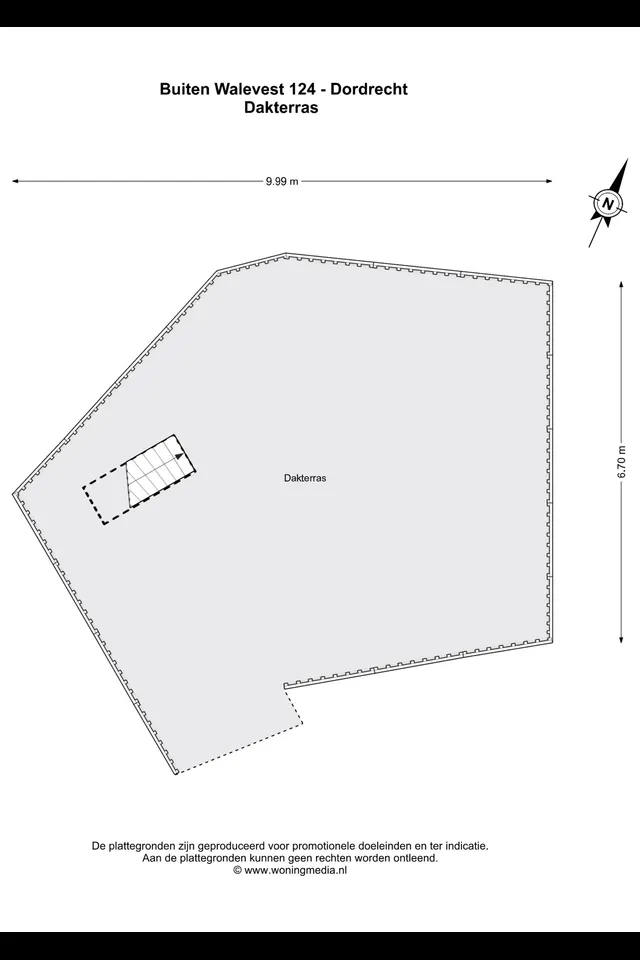 Plattegrond 4 van Buiten Walevest 124