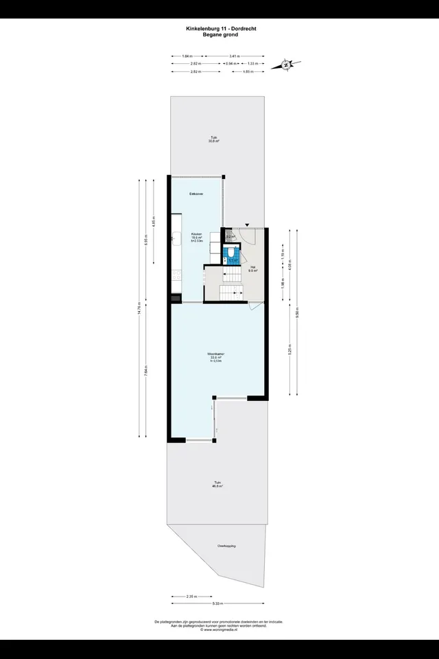 Plattegrond 2 van Kinkelenburg 11