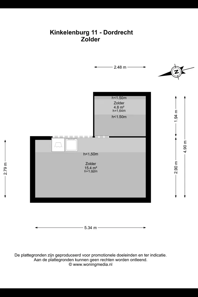 Plattegrond 5 van Kinkelenburg 11
