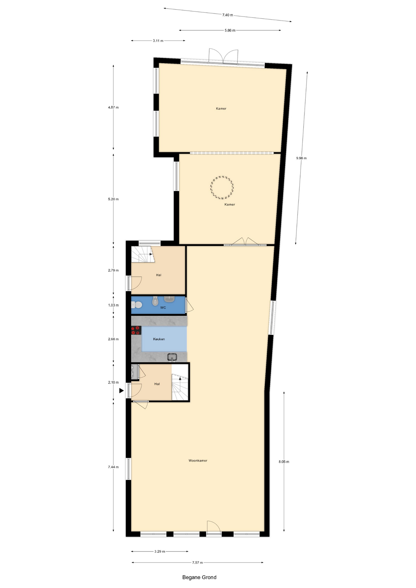 Plattegrond 1 van Slagveld 15