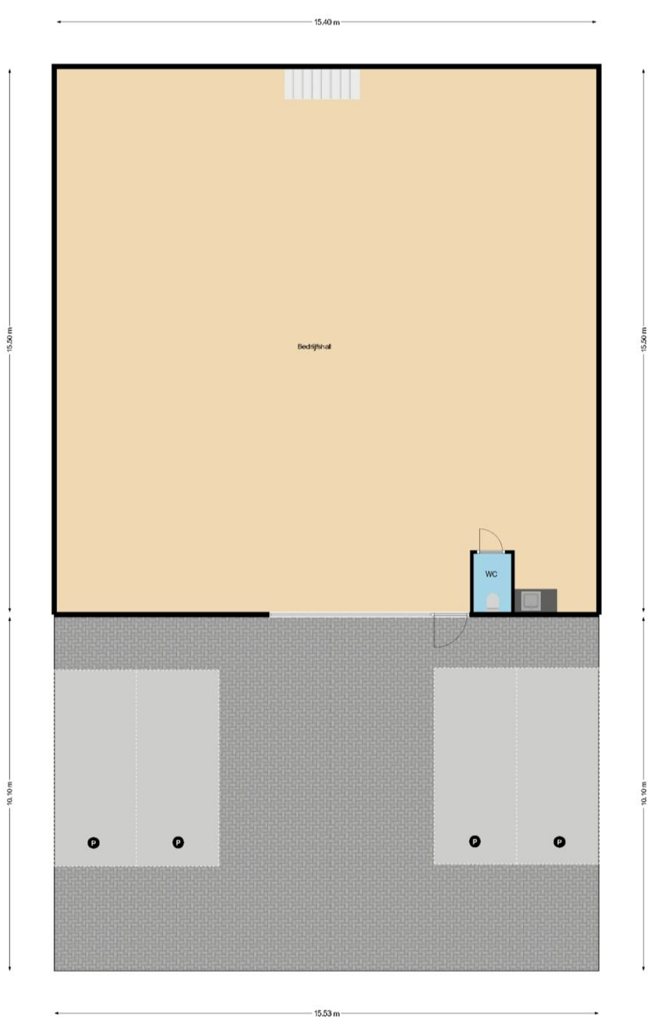 Plattegrond 1 van Christiaan Huygensweg 32