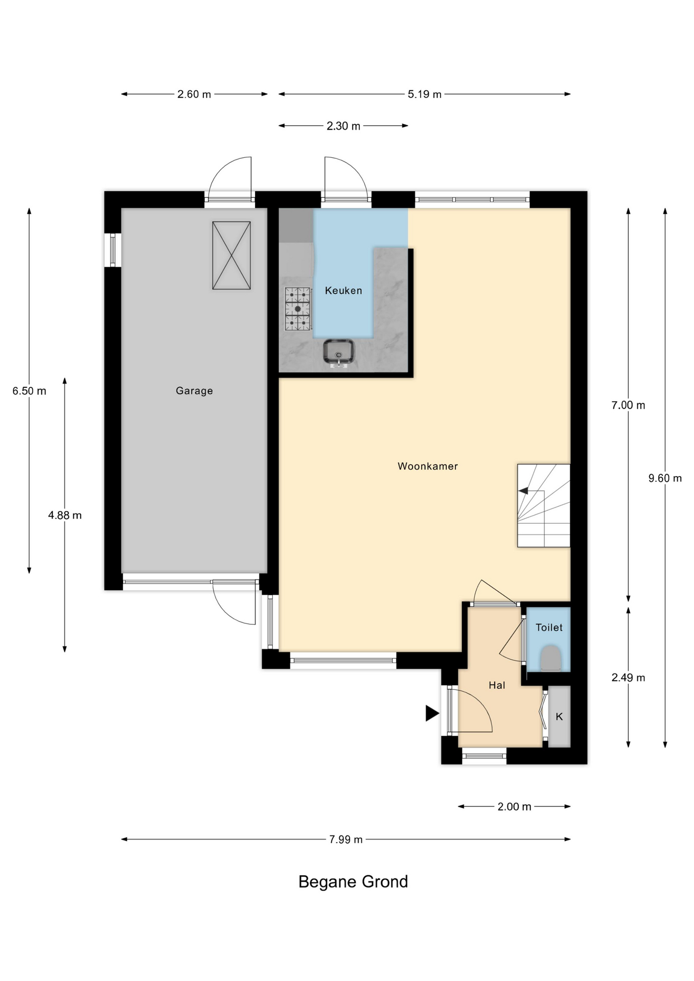 Plattegrond 1 van Wingerd 15