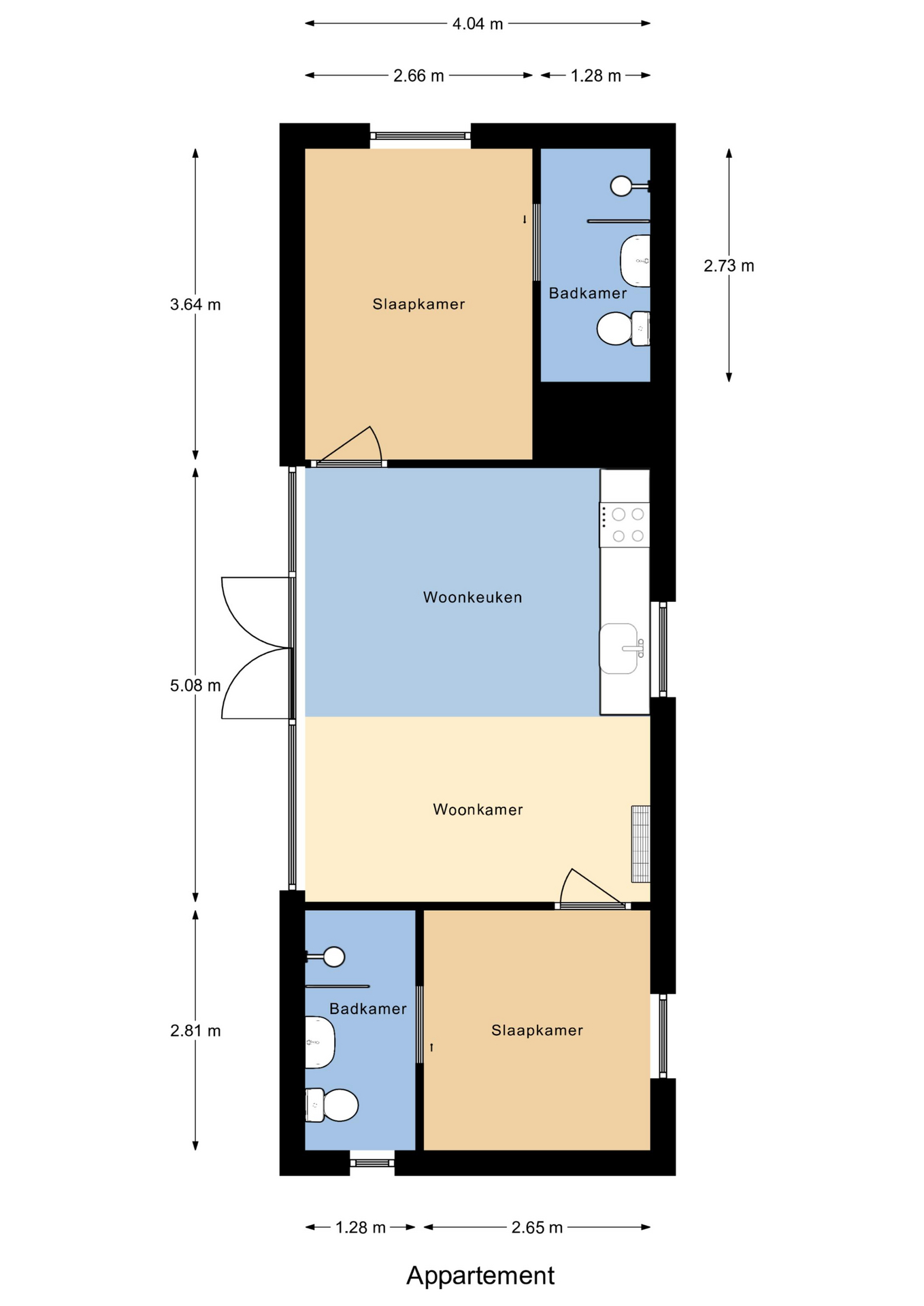 Plattegrond 1 van Buitengronden 7071