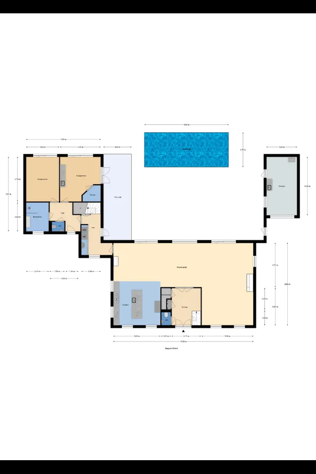 Plattegrond 1 van Boomweg 13b