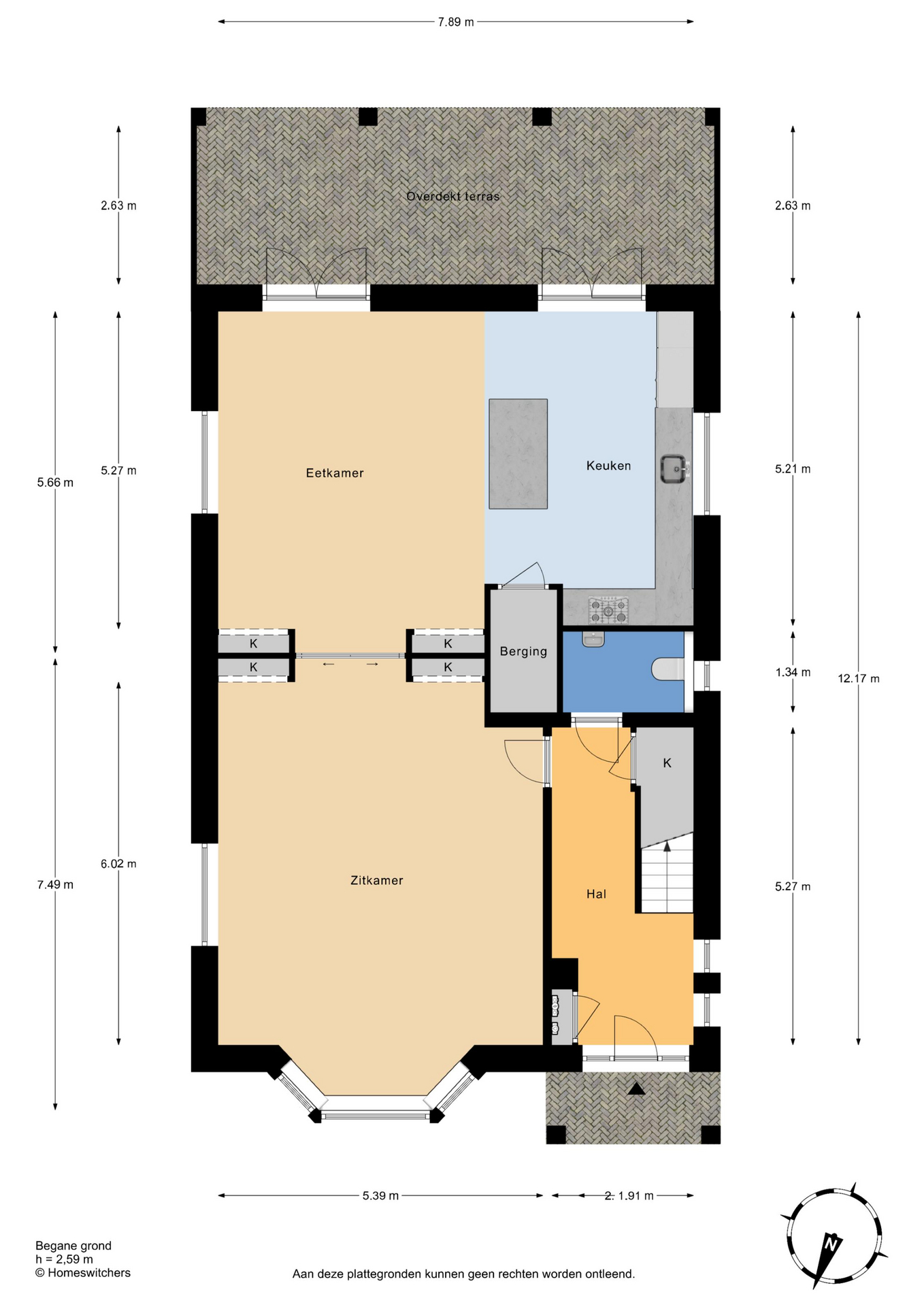 Plattegrond 1 van Boomweg 21
