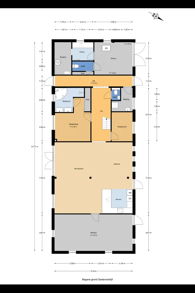 Plattegrond 4 van Kuijerdamseweg 33