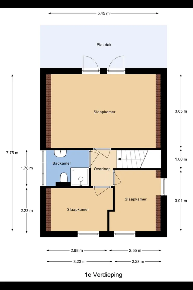 Plattegrond 2 van Wevelsweg 342