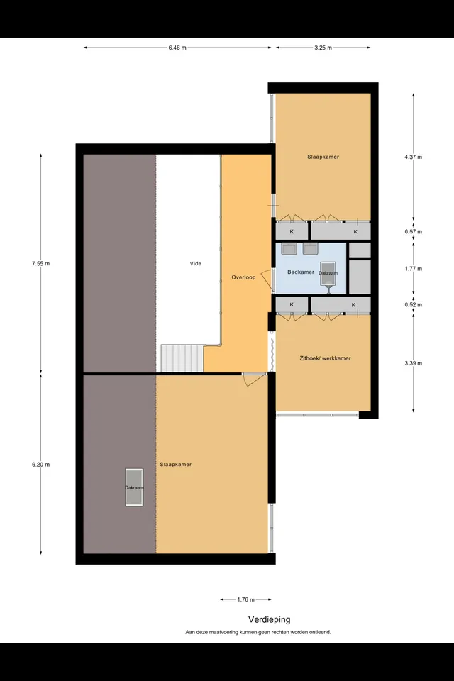 Plattegrond 2 van Valkenlaan 10