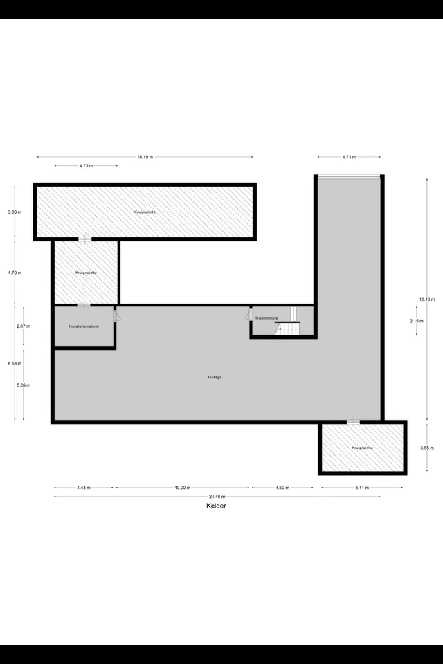 Plattegrond 2 van Battenoordsedijk 17