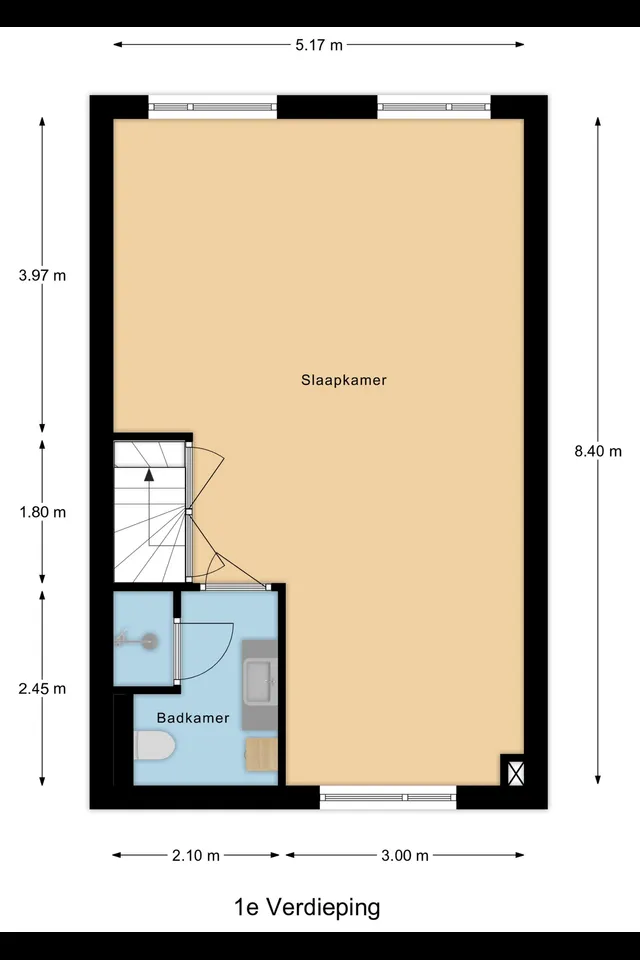 Plattegrond 2 van Kruisbooglaan 23