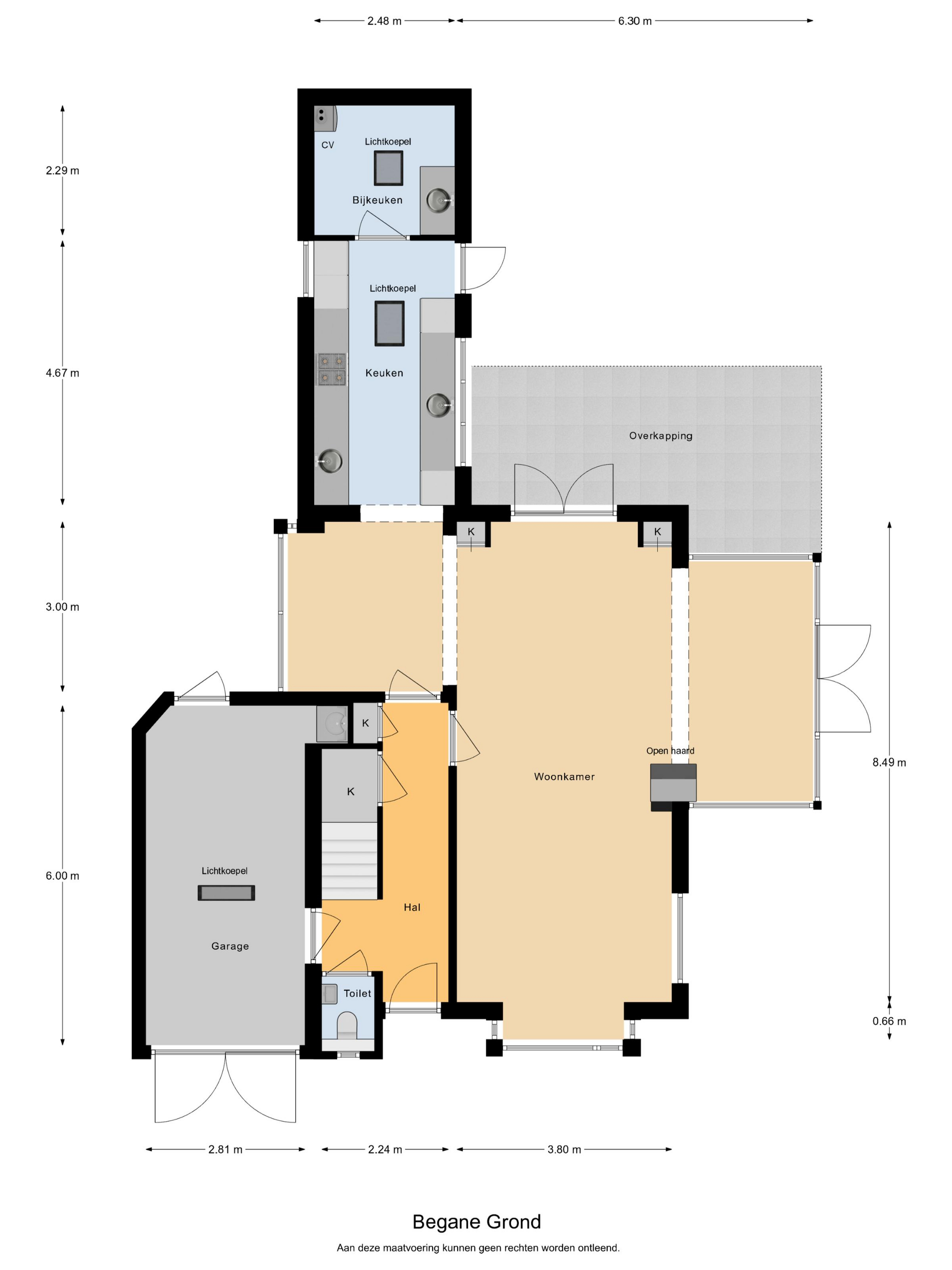 Plattegrond 1 van Spuilaan 8