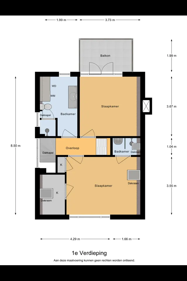 Plattegrond 2 van Spuilaan 8