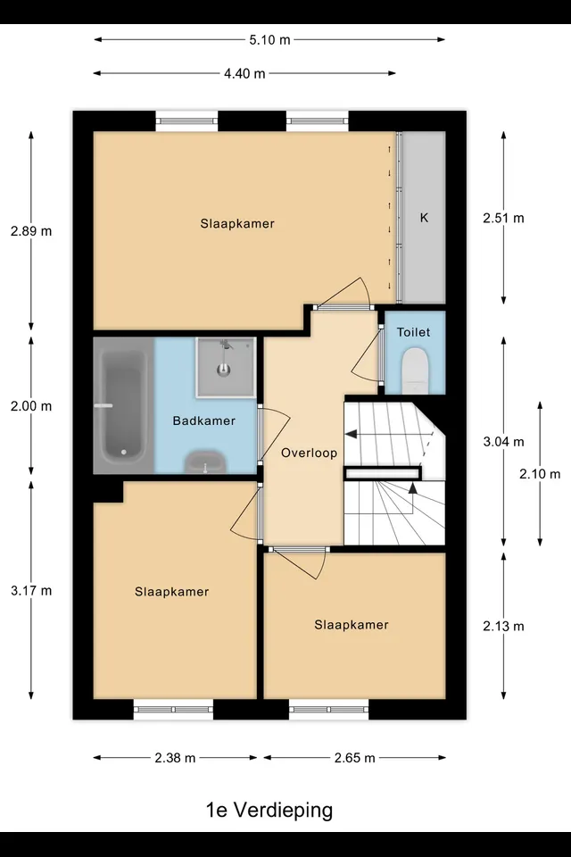 Plattegrond 2 van Pensionaris 6