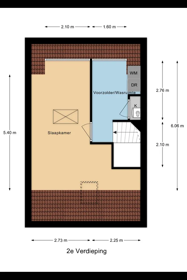 Plattegrond 3 van Pensionaris 6