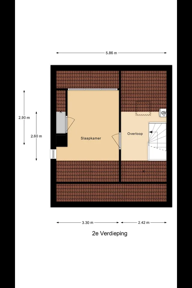 Plattegrond 3 van Polarisstraat 10
