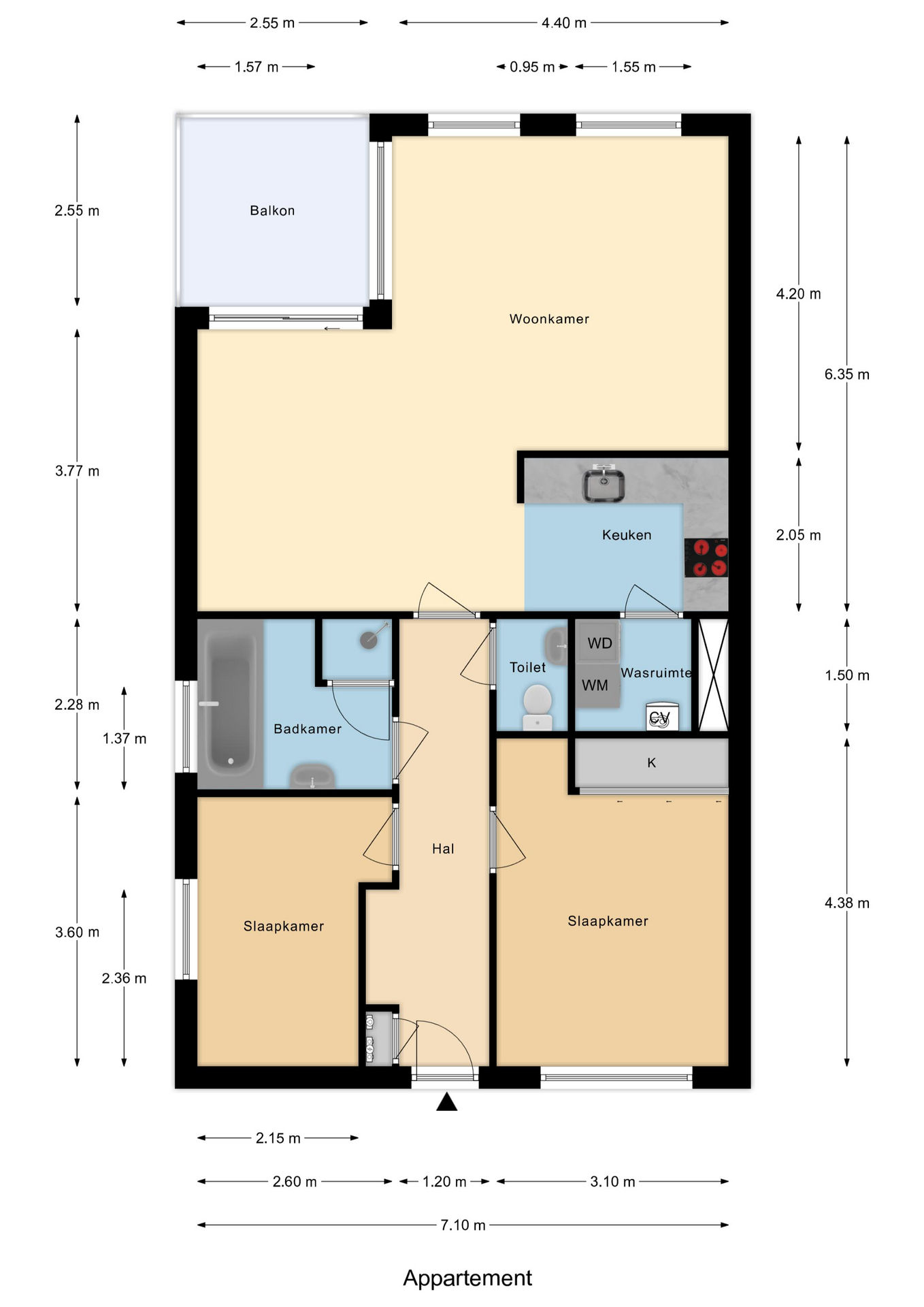 Plattegrond 1 van de Ruy 98