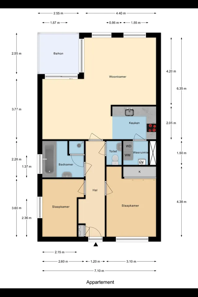 Plattegrond 1 van de Ruy 98