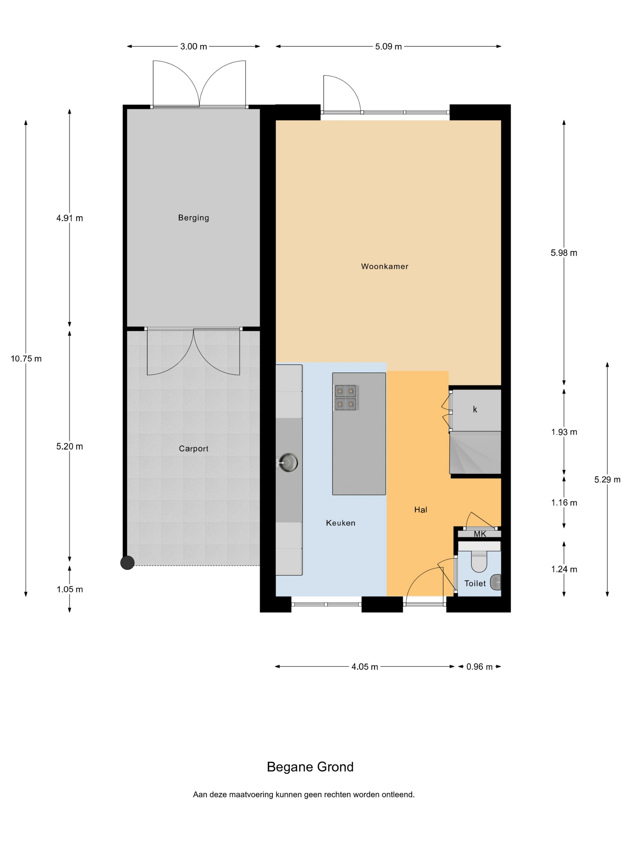 Plattegrond 1 van Stadthof 3