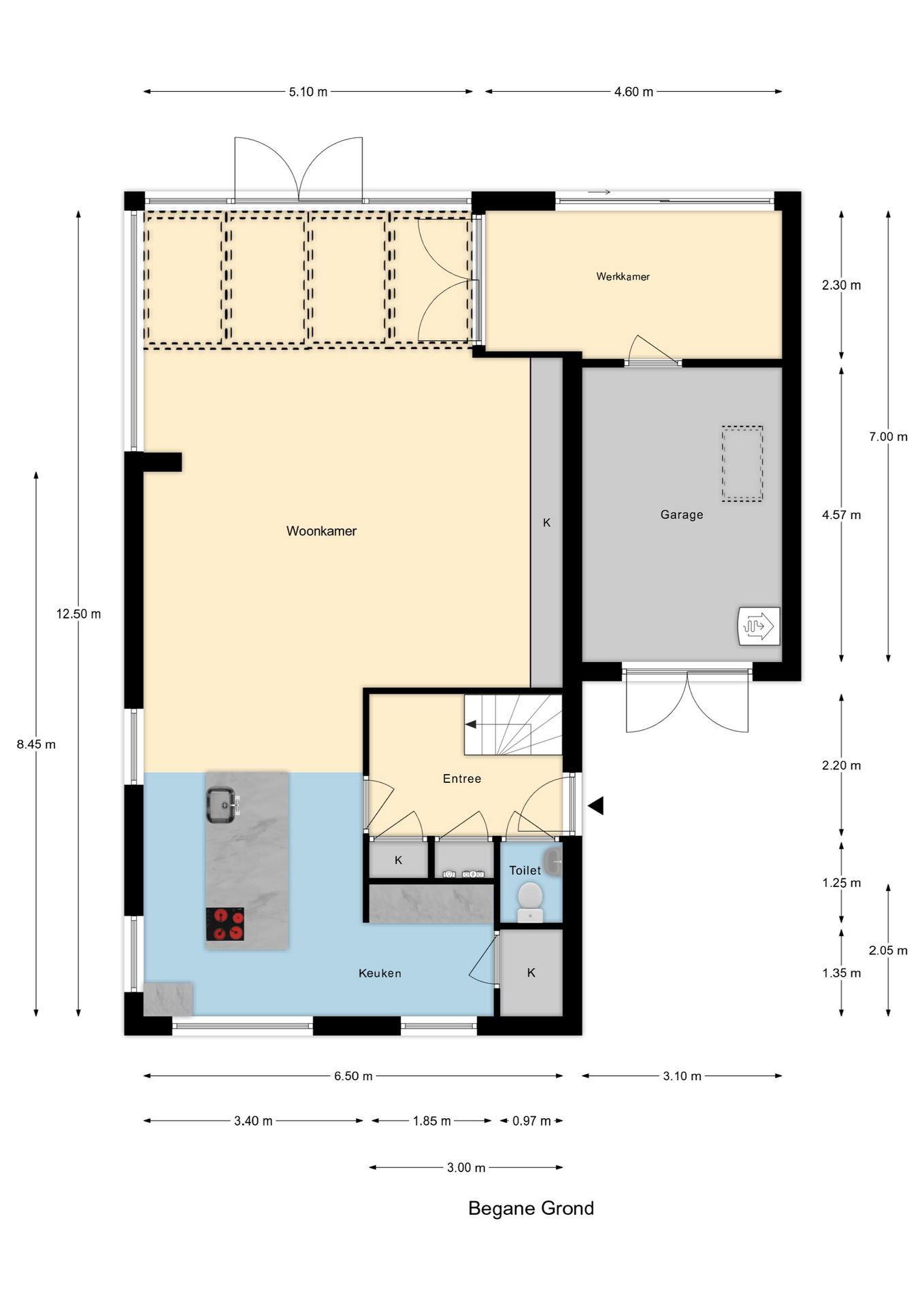 Plattegrond 1 van Karekietlaan 9