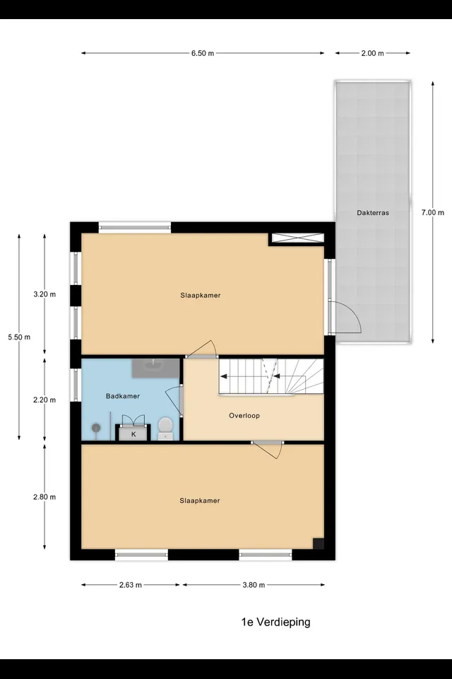 Plattegrond 2 van Karekietlaan 9