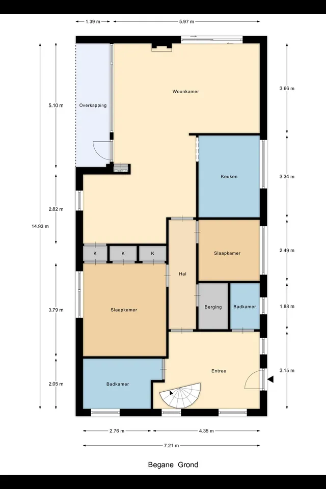 Plattegrond 1 van Berkenrijs 14