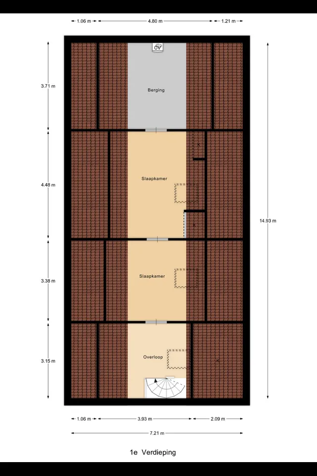Plattegrond 2 van Berkenrijs 14