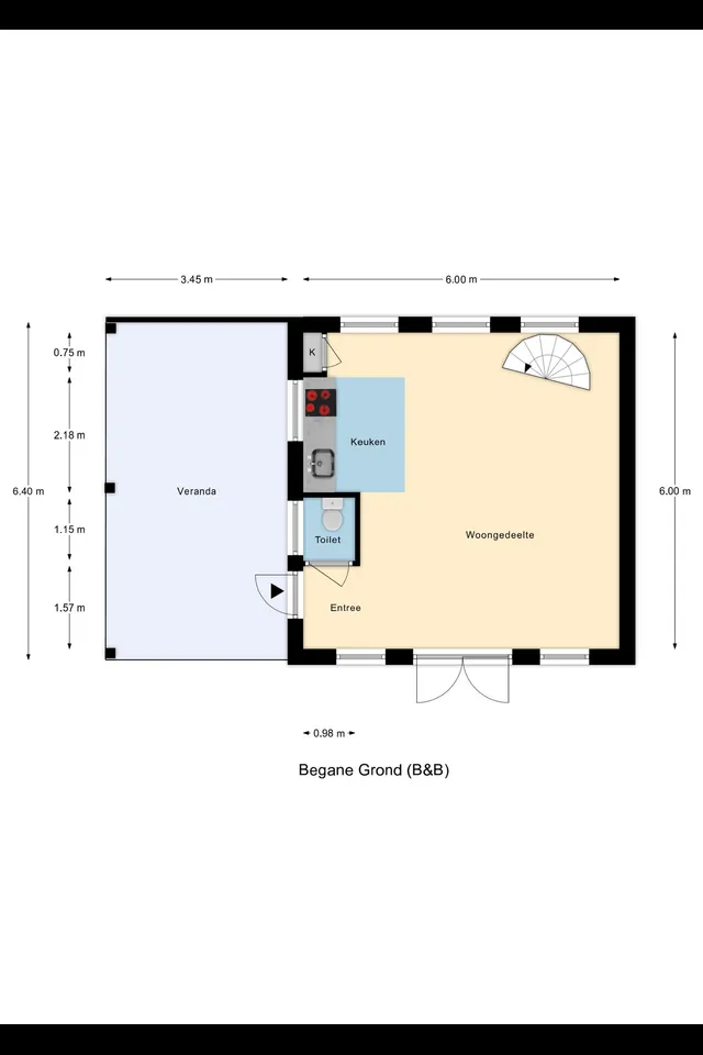 Plattegrond 3 van Berkenrijs 14