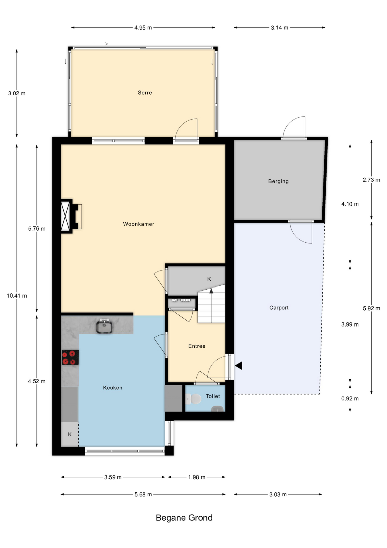 Plattegrond 1 van Wilgenblad 10