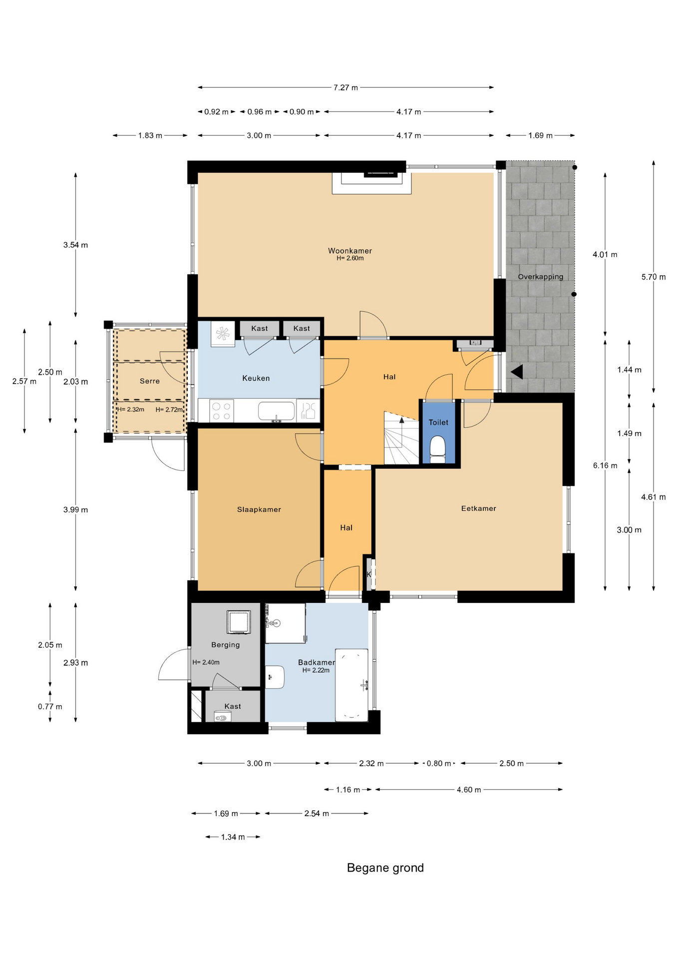 Plattegrond 1 van Duindijk 7