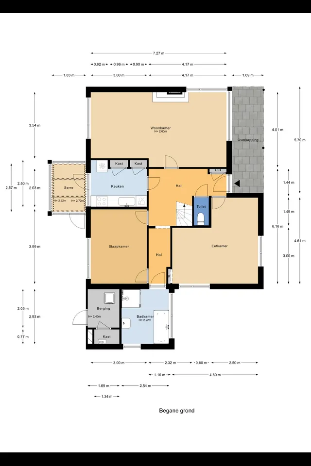 Plattegrond 1 van Duindijk 7