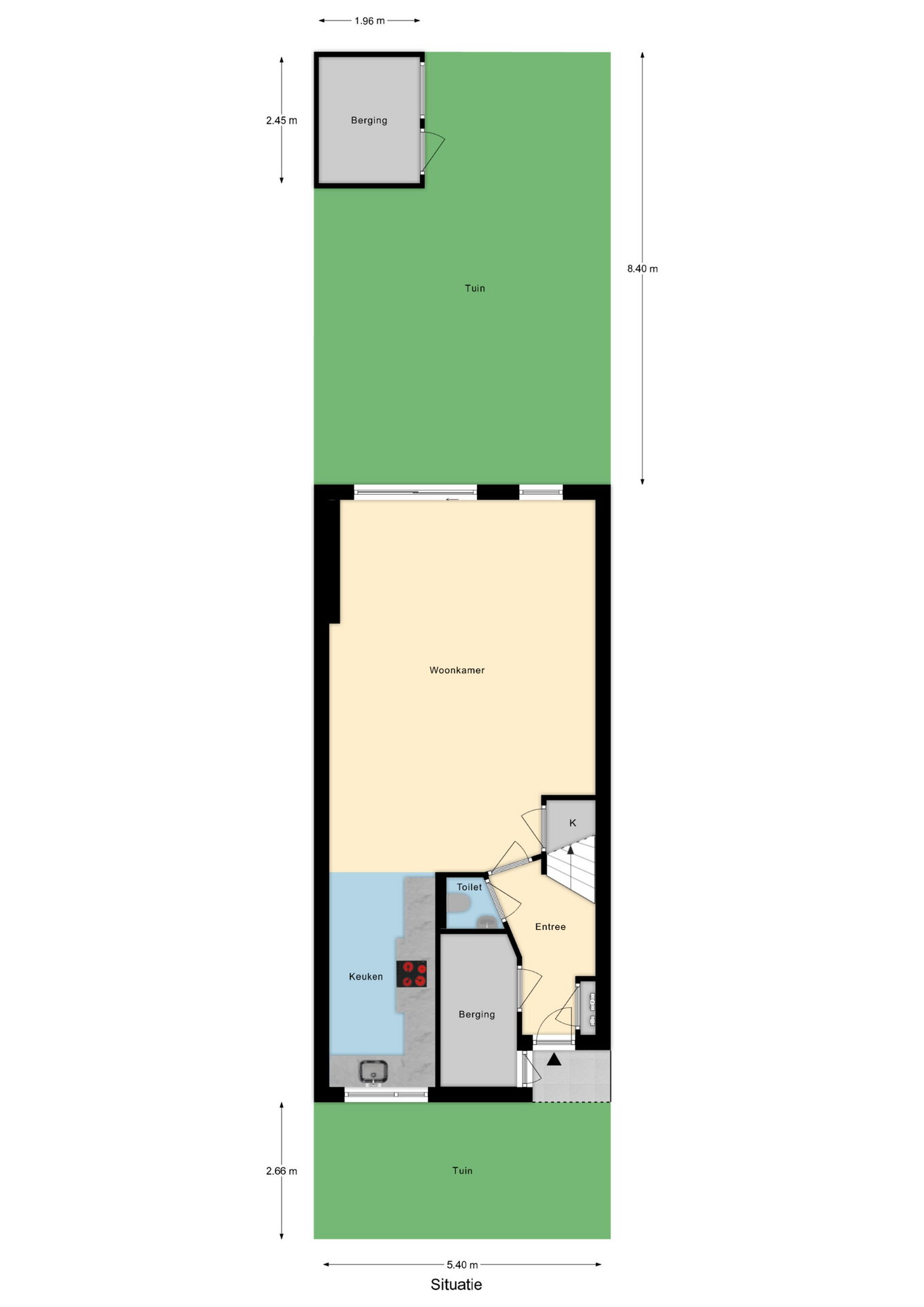Plattegrond 1 van Kwikstaarthof 5