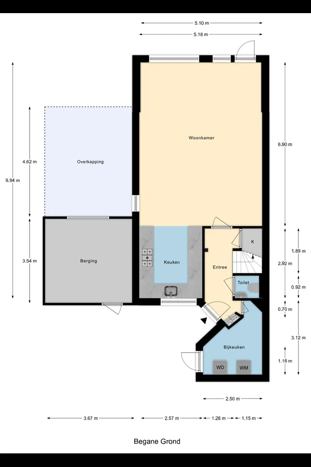 Plattegrond 2 van Rietgors 11