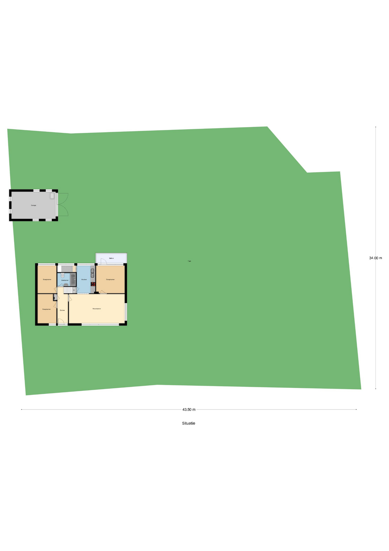 Plattegrond 1 van West Ringdijk 41