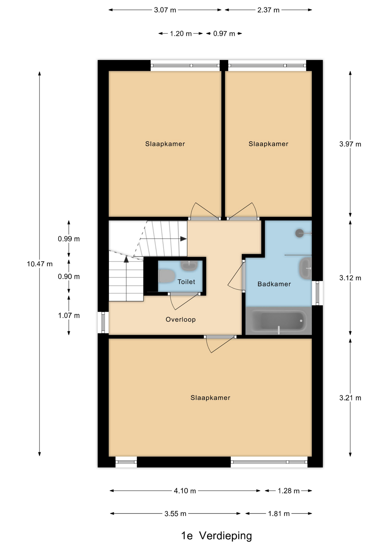 Plattegrond 1 van Nicolaas Beetslaan 27