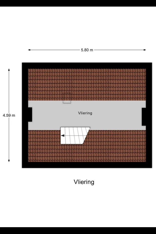 Plattegrond 5 van Westeinde 121