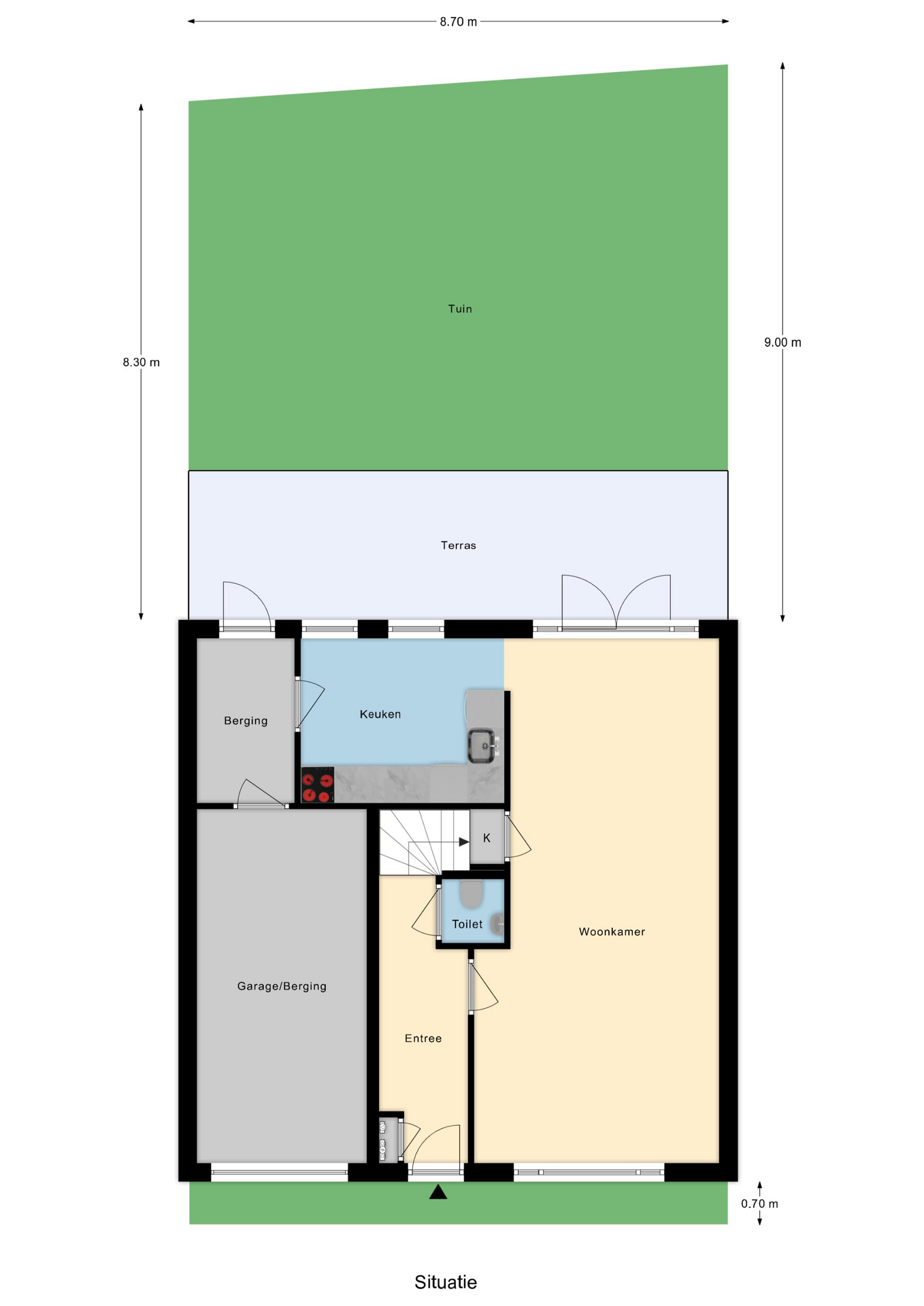 Plattegrond 1 van Kerkplein 32