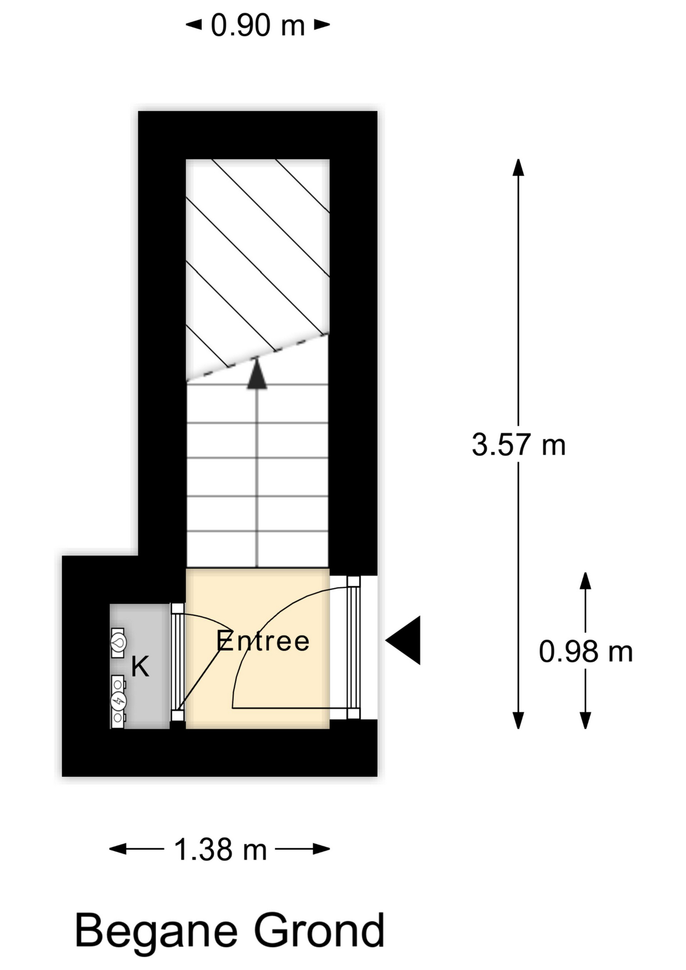 Plattegrond 1 van Oost Buurtstraat 6b