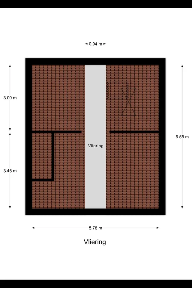 Plattegrond 5 van Westeinde 137