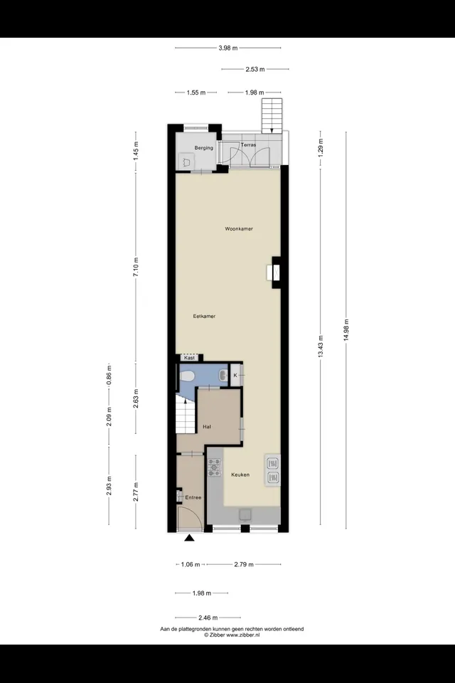 Plattegrond 1 van Karnemelksloot 94