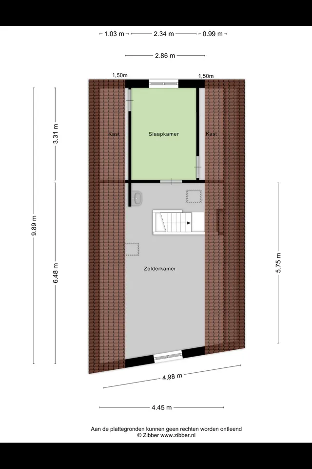 Plattegrond 3 van Hoge Gouwe 57