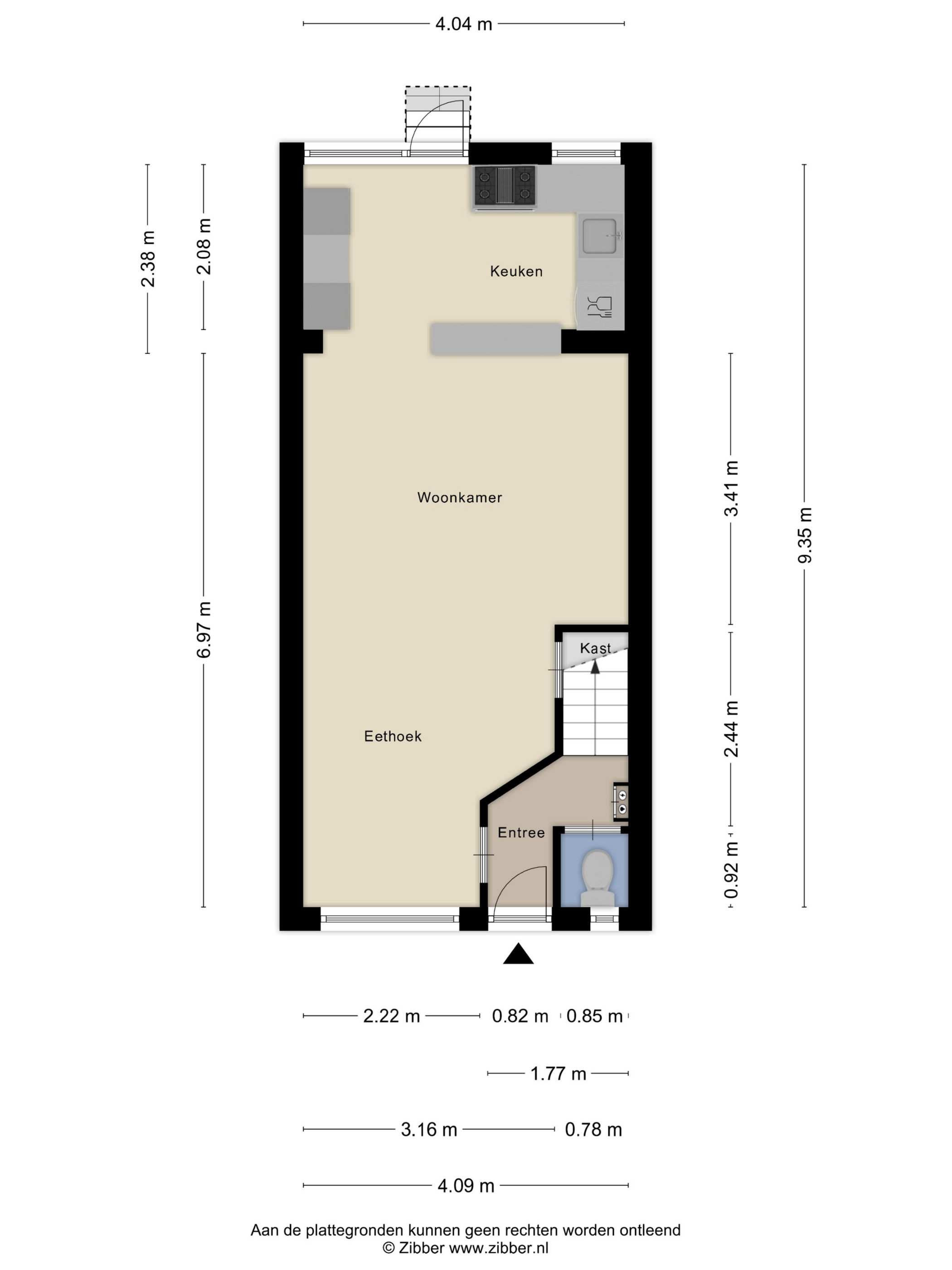 Plattegrond 1 van Bosweg 16