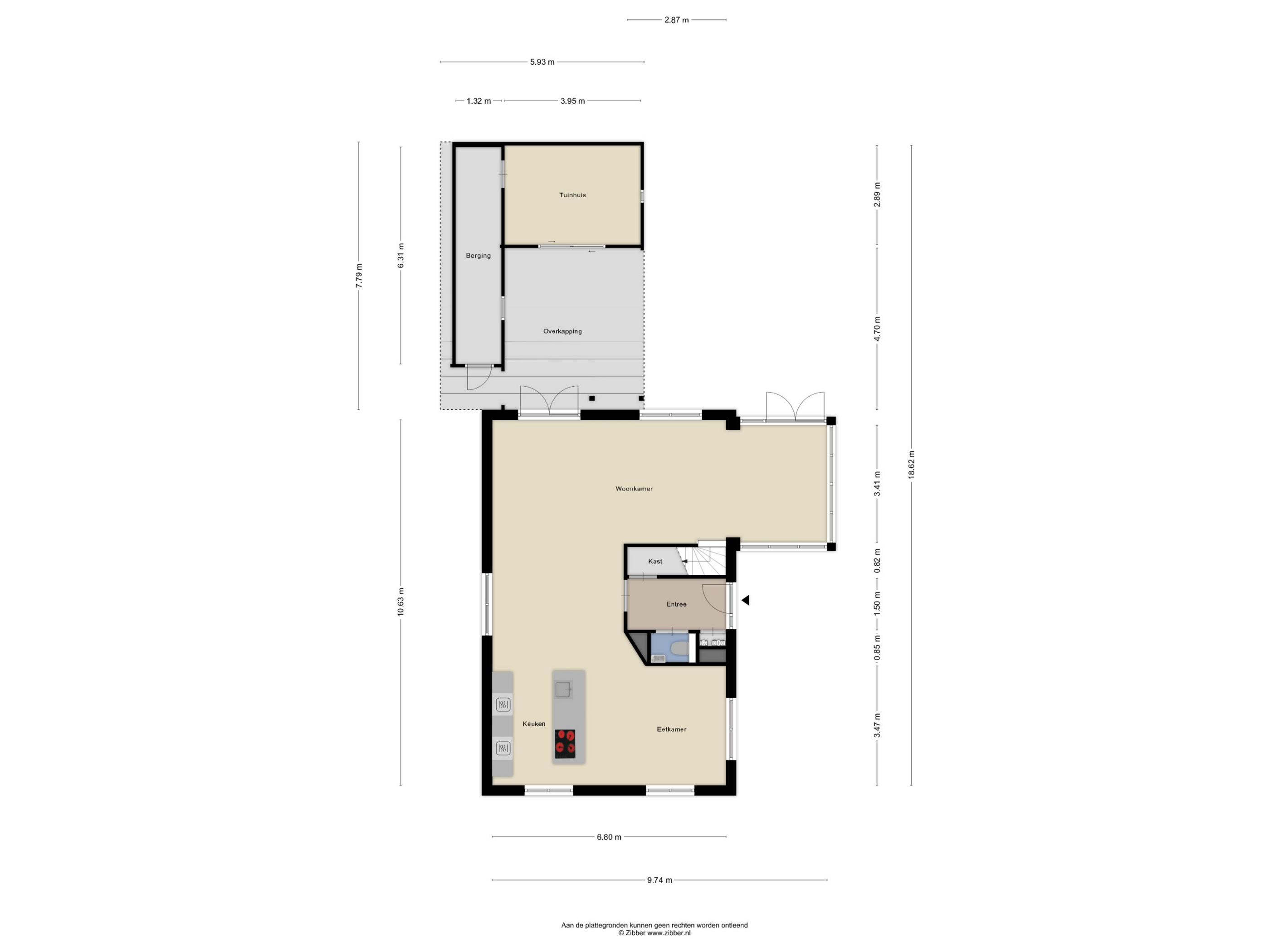 Plattegrond 1 van Buitenstuk 16