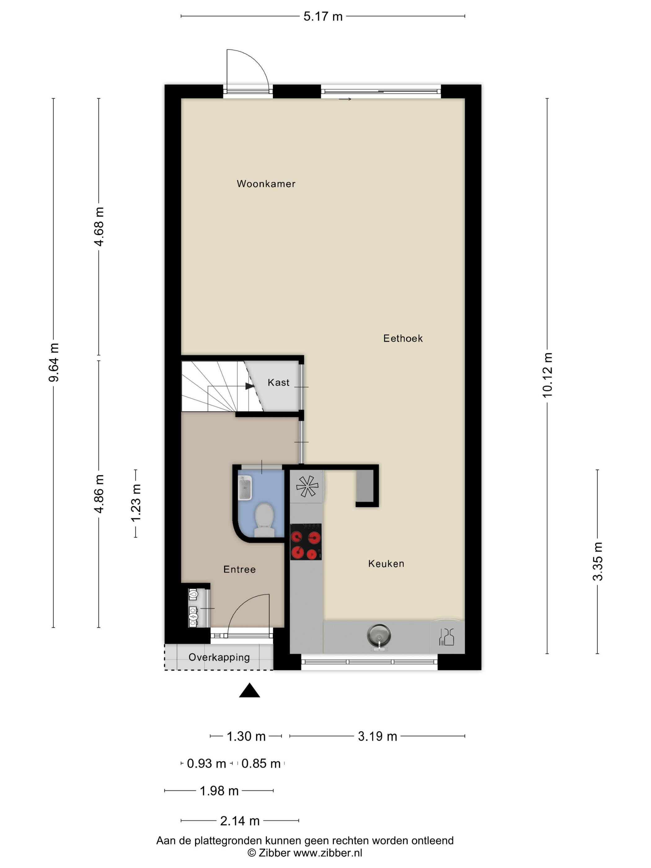 Plattegrond 1 van van Vreumingenstraat 1