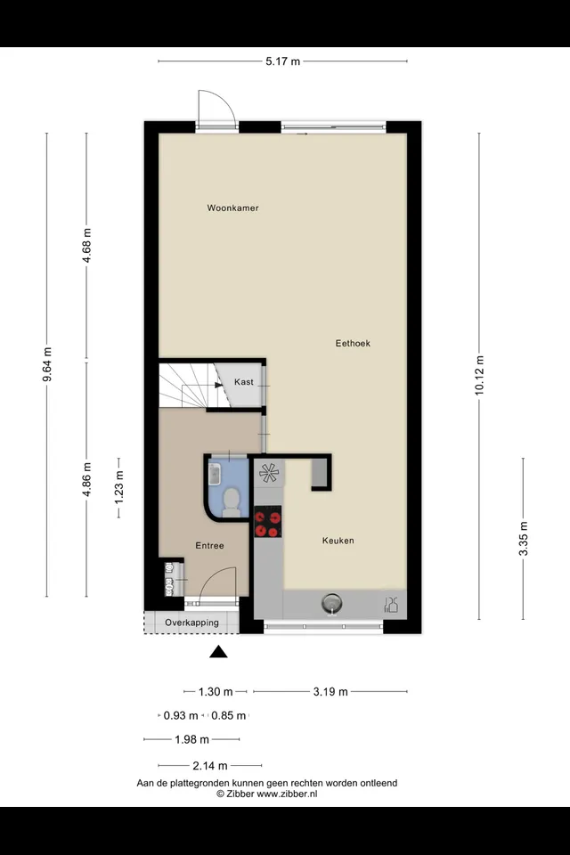 Plattegrond 1 van van Vreumingenstraat 1