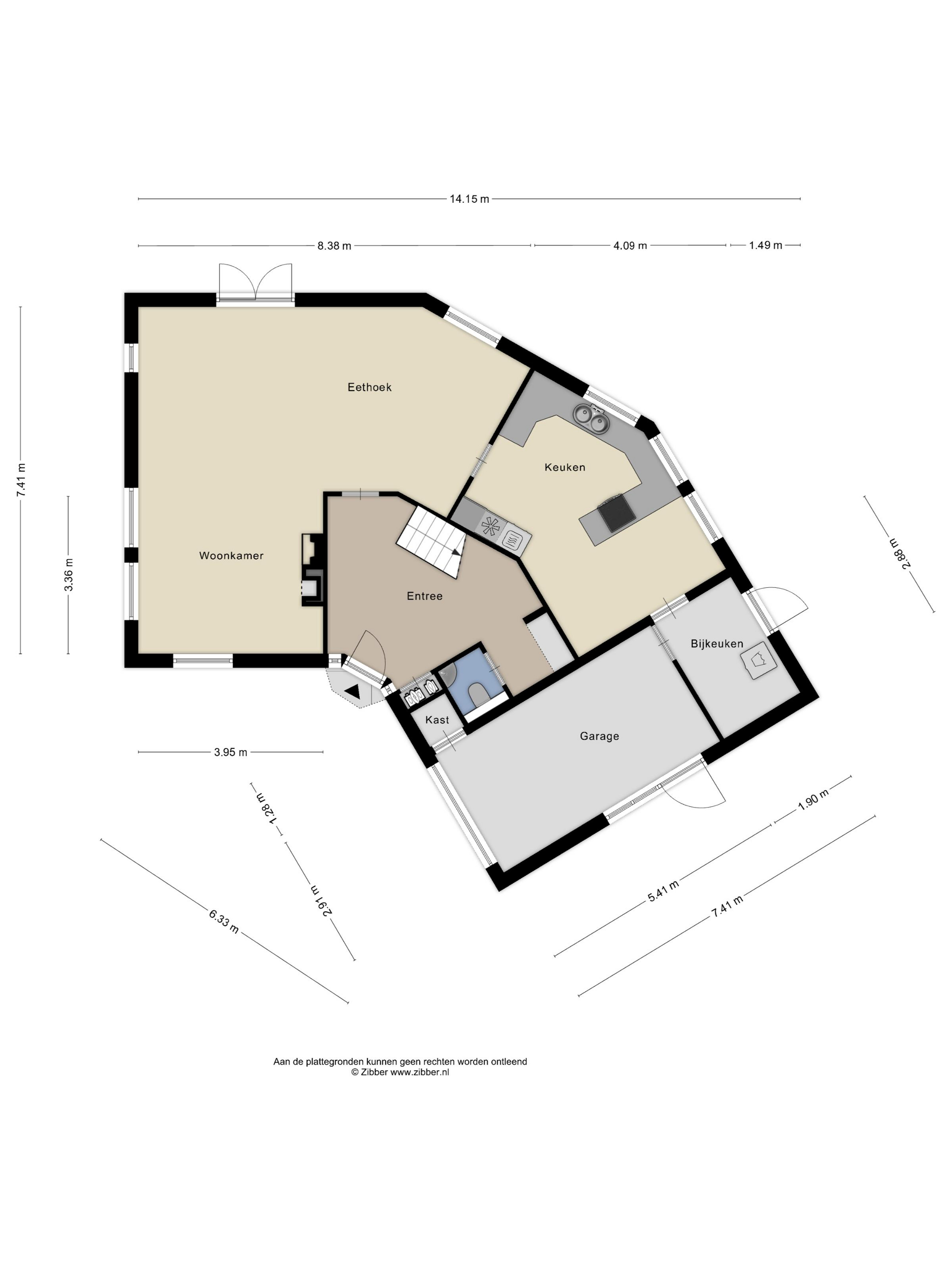 Plattegrond 1 van Muntgaarde 6